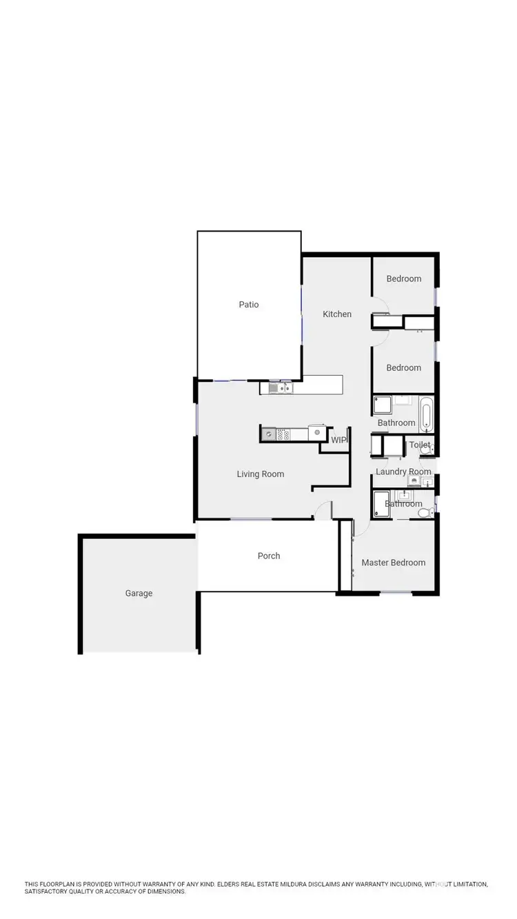 Floorplan of Homely house listing, 1392 Boonoonar Road, Colignan VIC 3494
