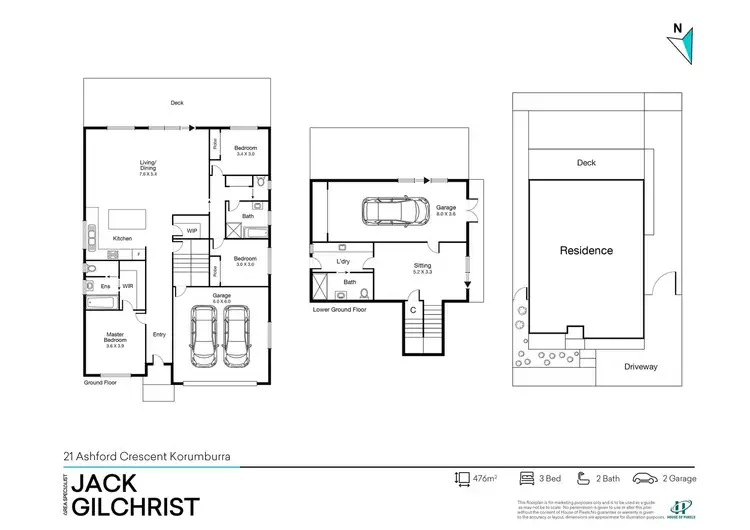 Floorplan of Homely house listing, 21 Ashford Crescent, Korumburra VIC 3950