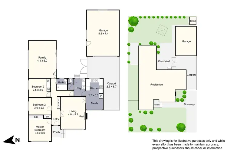 Floorplan of Homely house listing, 11 Loris Street, Springvale South VIC 3172