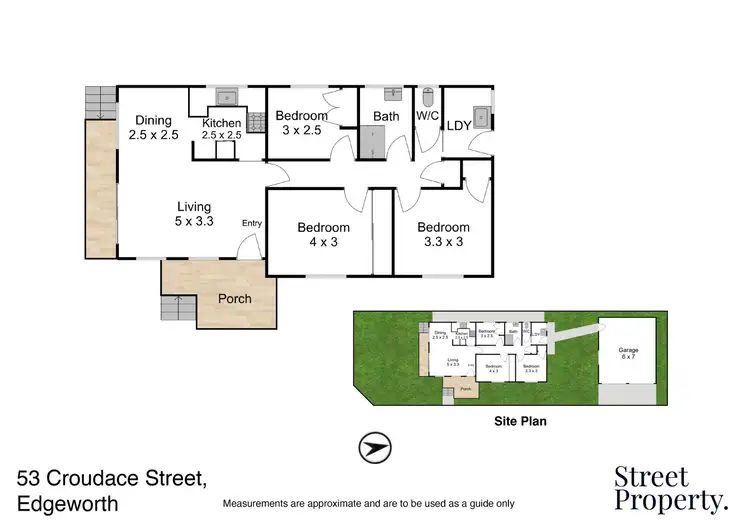 Floorplan of Homely house listing, 53 Croudace Street, Edgeworth NSW 2285
