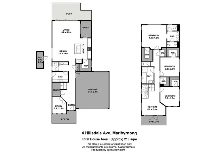 Floorplan of Homely house listing, 4 Hillsdale Avenue, Maribyrnong VIC 3032