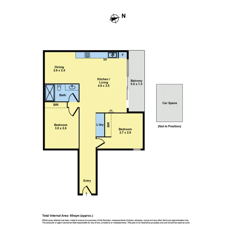 Floorplan of Homely apartment listing, 103/30 Rankins Road, Kensington VIC 3031