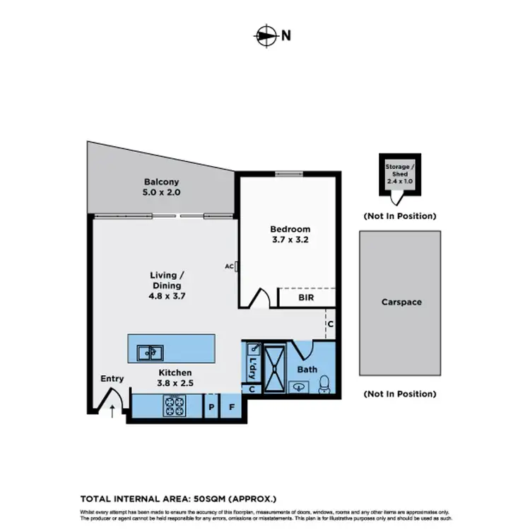 Floorplan of Homely unit listing, 22/2 Horizon Drive, Maribyrnong VIC 3032