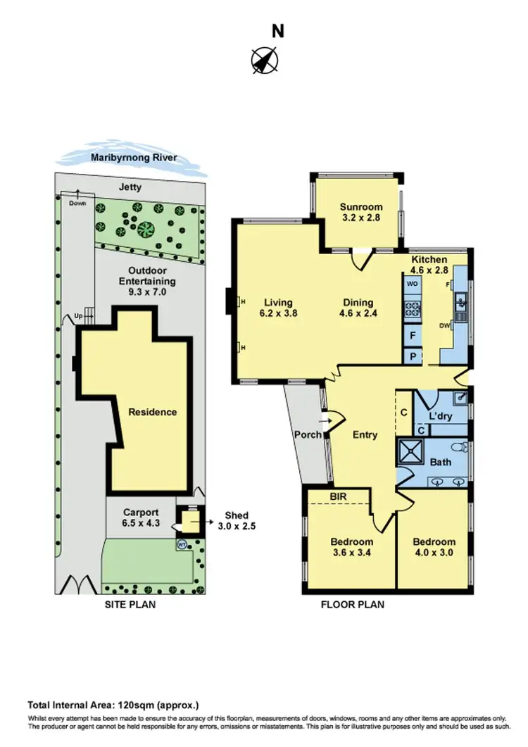 Floorplan of Homely house listing, 10 Woods Street, Ascot Vale VIC 3032