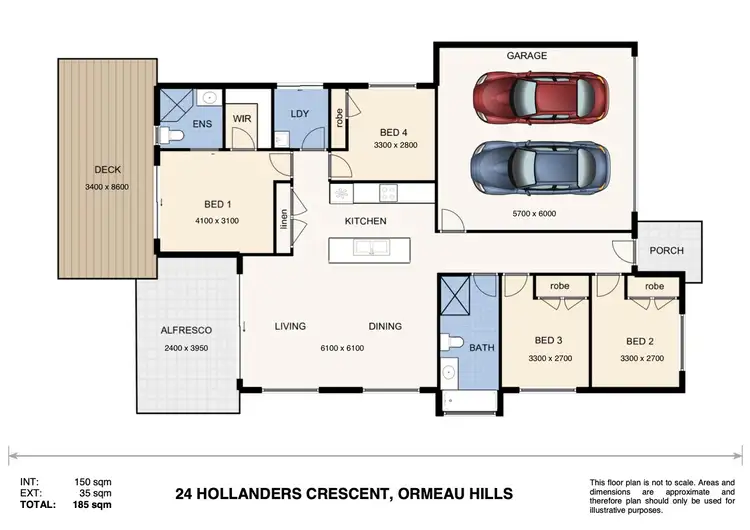 Floorplan of Homely house listing, 24 Hollanders Crescent, Ormeau Hills QLD 4208