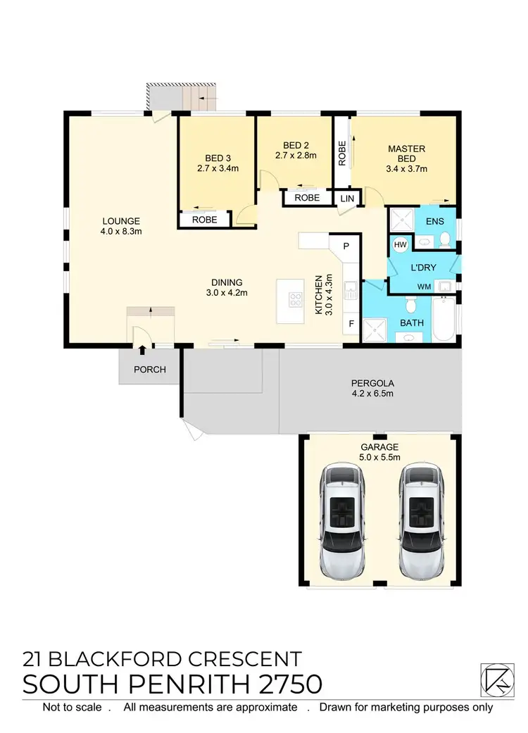 Floorplan of Homely house listing, 21 Blackford Crescent, South Penrith NSW 2750