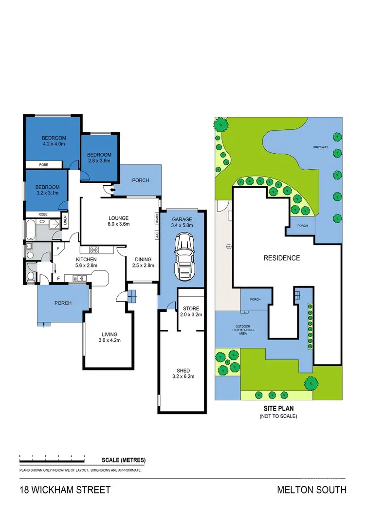 Floorplan of Homely house listing, 18 Wickham Street, Melton South VIC 3338