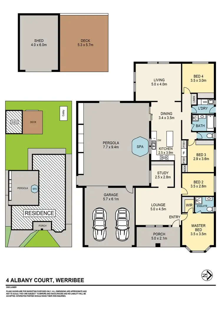 Floorplan of Homely house listing, 4 Albany Court, Werribee VIC 3030