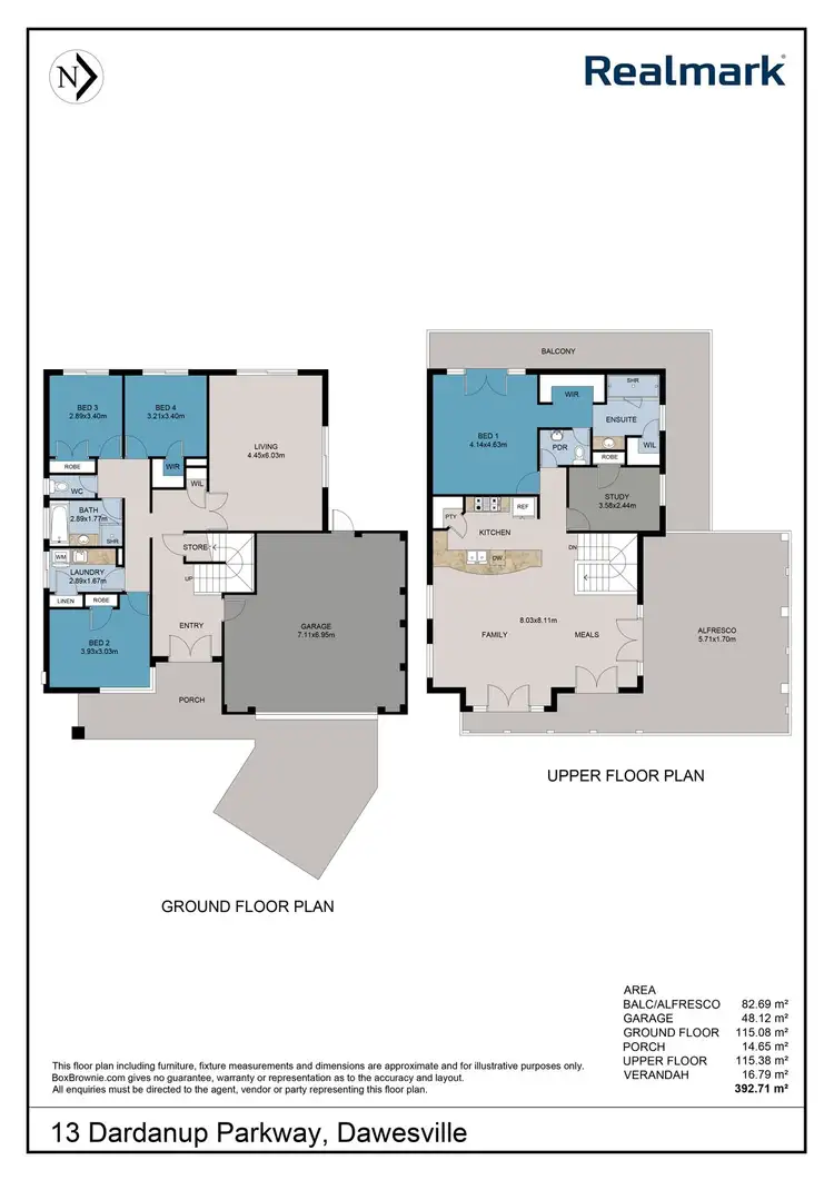 Floorplan of Homely house listing, 13 Dardanup Parkway, Dawesville WA 6211