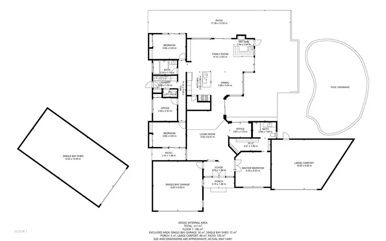 Floorplan of Homely house listing, 4 Almora, Annandale QLD 4814