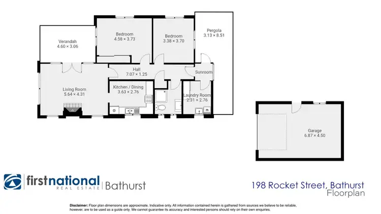 Floorplan of Homely house listing, 198 Rocket Street, Bathurst NSW 2795
