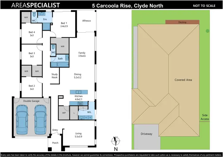 Floorplan of Homely house listing, 5 Carcoola Rise, Clyde North VIC 3978