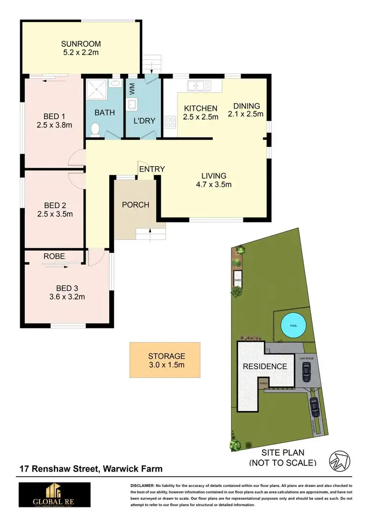 Floorplan of Homely house listing, 17 Renshaw Street, Warwick Farm NSW 2170