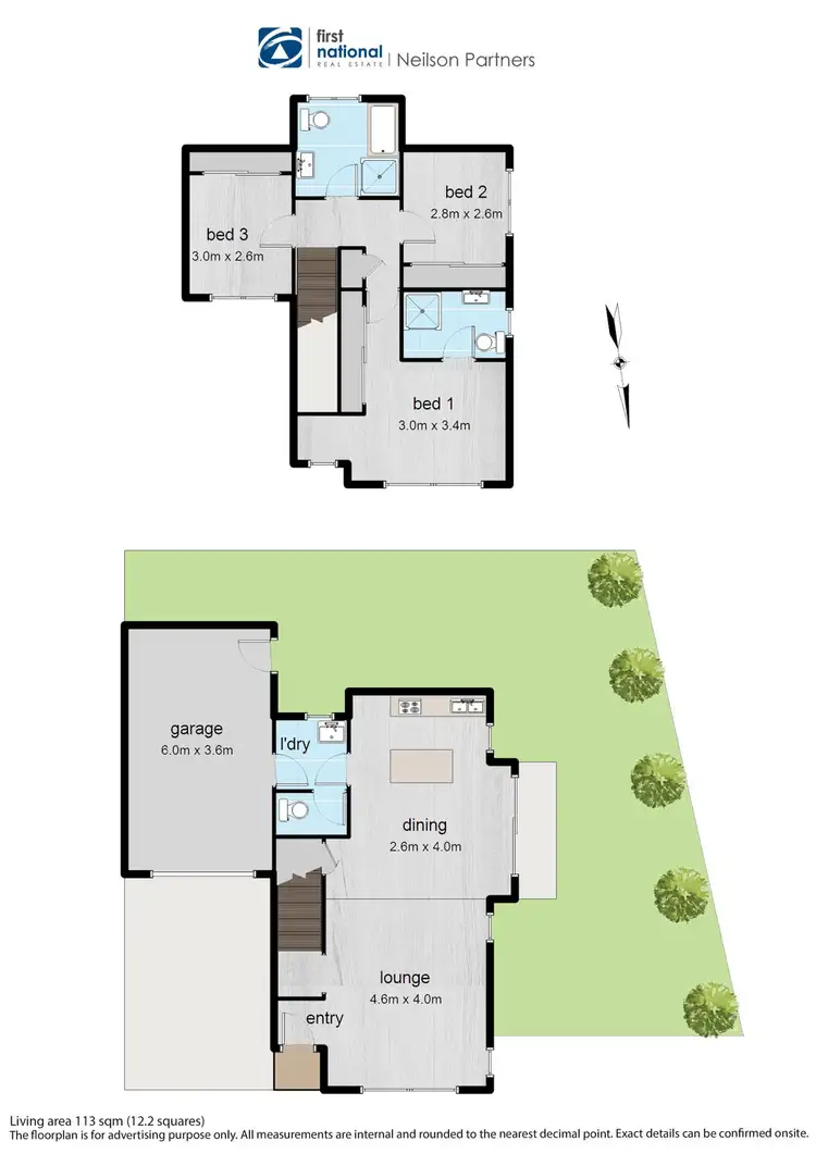 Floorplan of Homely townhouse listing, 6/10-12 Innes Court, Berwick VIC 3806