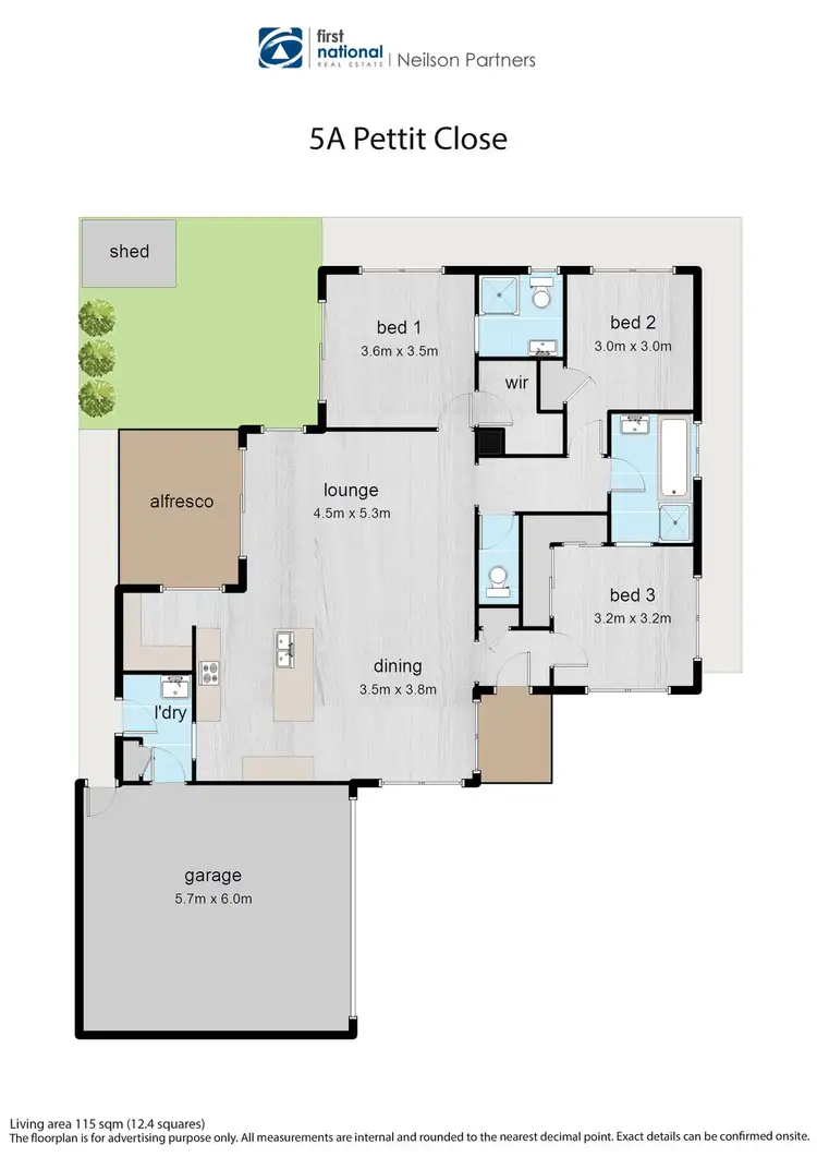 Floorplan of Homely house listing, 5a Pettit Close, Berwick VIC 3806