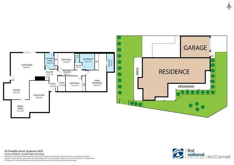 Floorplan of Homely house listing, 20 Tweddle Street, Kyabram VIC 3620