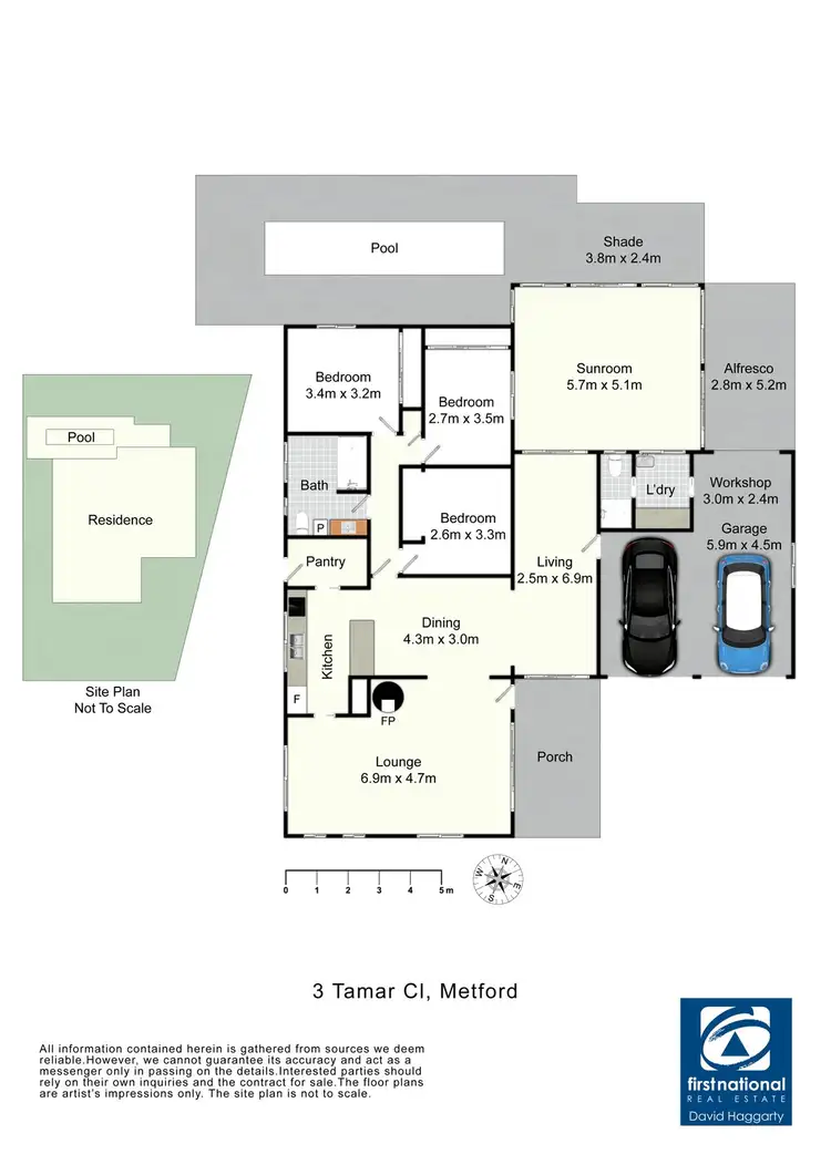 Floorplan of Homely house listing, 3 Tamar Close, Metford NSW 2323