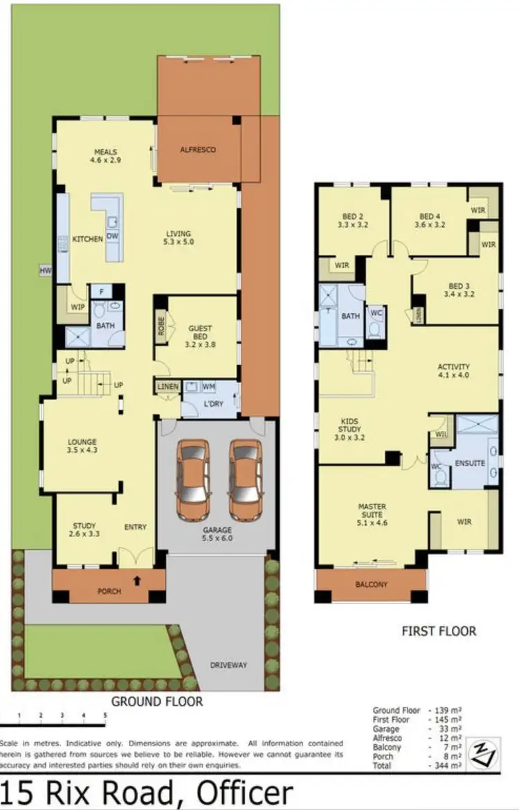 Floorplan of Homely house listing, 15 Rix road, Officer VIC 3809