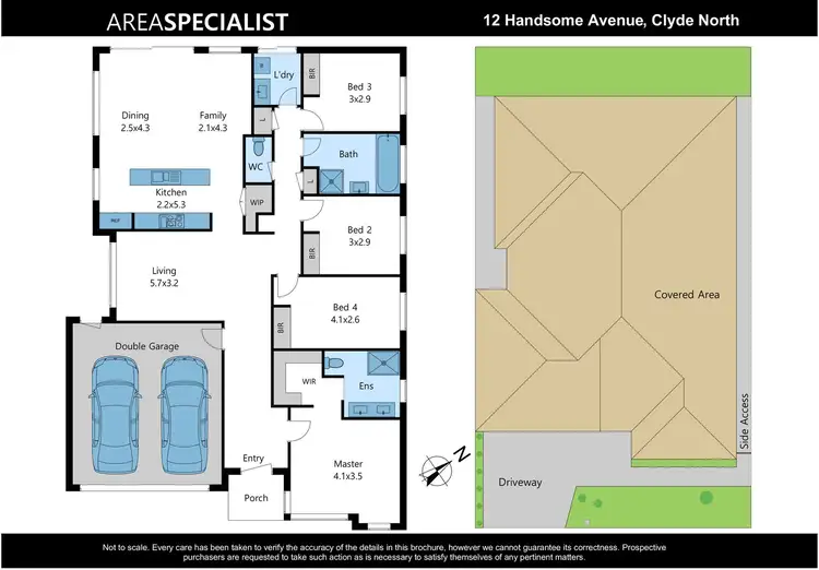Floorplan of Homely house listing, 12 Handsome Avenue, Clyde North VIC 3978