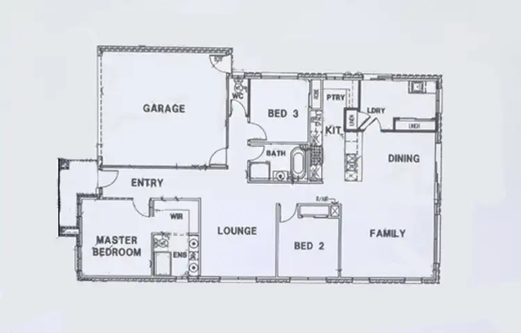 Floorplan of Homely house listing, 207 Pink Hill Boulevard, Officer VIC 3809