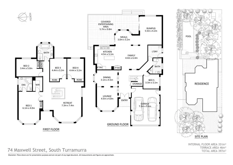 Floorplan of Homely house listing, 74 Maxwell Street, Turramurra NSW 2074