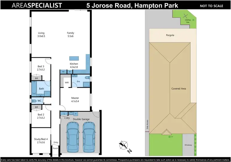 Floorplan of Homely house listing, 5 Jorose Road, Hampton Park VIC 3976
