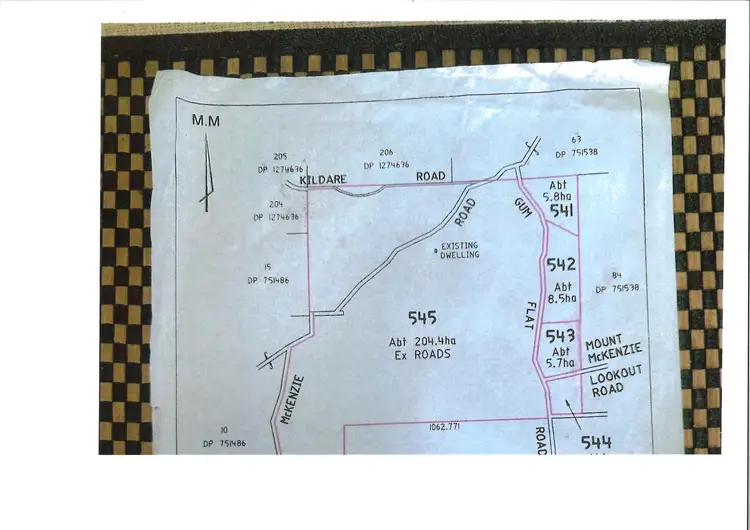 Floorplan of Homely land listing, 9 Mount McKenzie Lookout Road, Tenterfield NSW 2372