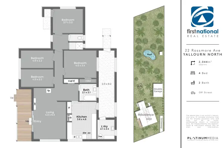 Floorplan of Homely house listing, 22 Rossmore Avenue, Yallourn North VIC 3825