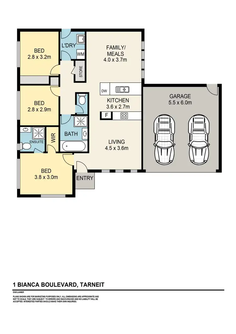 Floorplan of Homely house listing, 1 Bianca Boulevard, Tarneit VIC 3029
