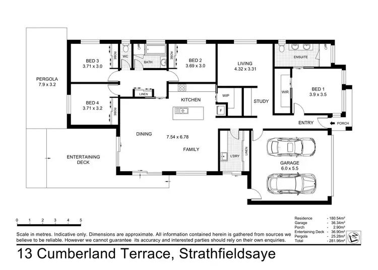 Floorplan of Homely house listing, 13 Cumberland Terrace, Strathfieldsaye VIC 3551