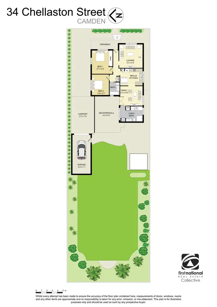 Floorplan of Homely house listing, 34 Chellaston Street, Camden NSW 2570