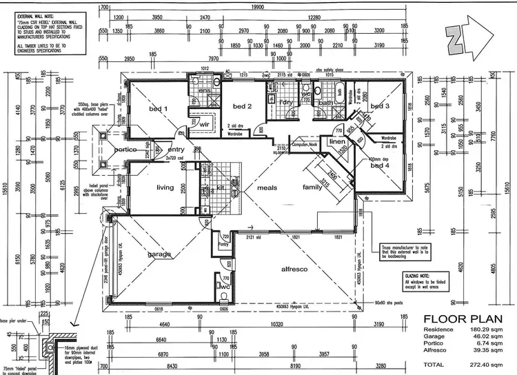 Floorplan of Homely house listing, 73 Sommerfeld Crescent, Chinchilla QLD 4413
