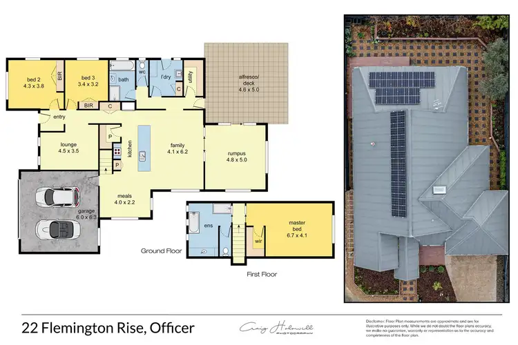Floorplan of Homely house listing, 22 Flemington Rise, Officer VIC 3809