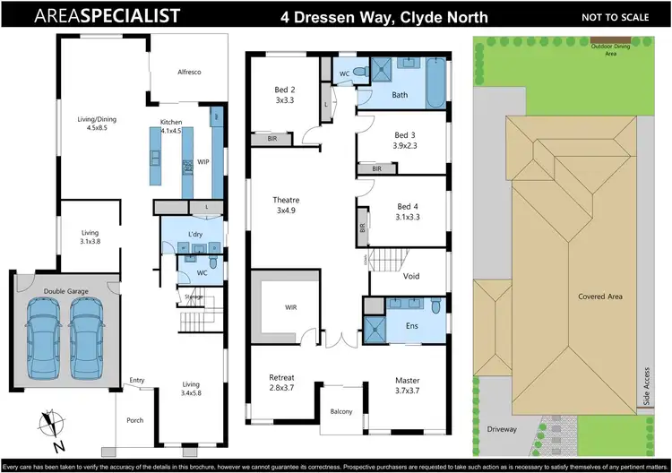 Floorplan of Homely house listing, 4 Dressen Way, Clyde North VIC 3978