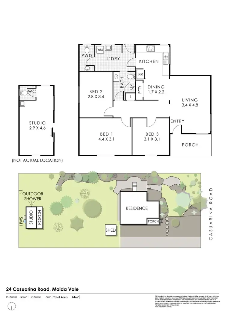 Floorplan of Homely house listing, 24 Casuarina Road, Maida Vale WA 6057