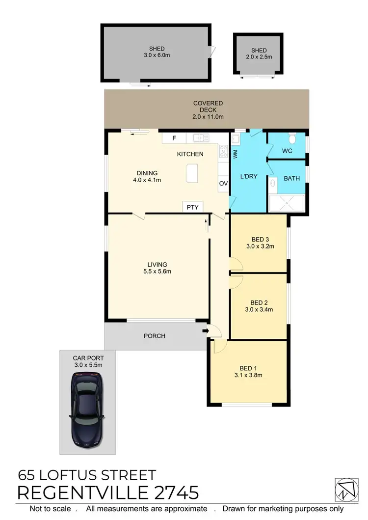 Floorplan of Homely house listing, 65 Loftus Street, Regentville NSW 2745