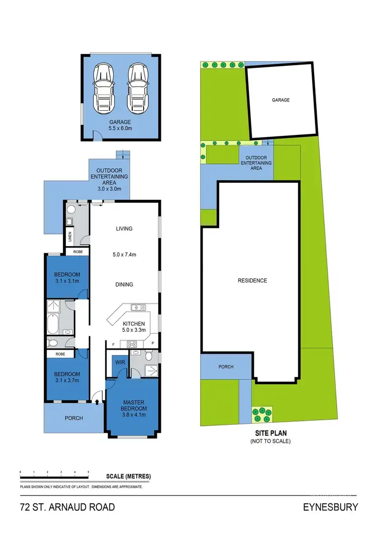 Floorplan of Homely house listing, 72 St Arnaud Road, Eynesbury VIC 3338