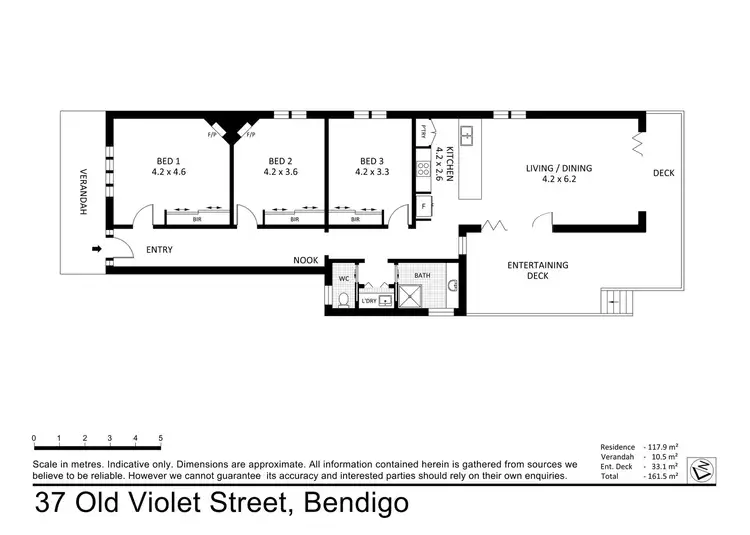 Floorplan of Homely house listing, 37 Old Violet Street, Bendigo VIC 3550