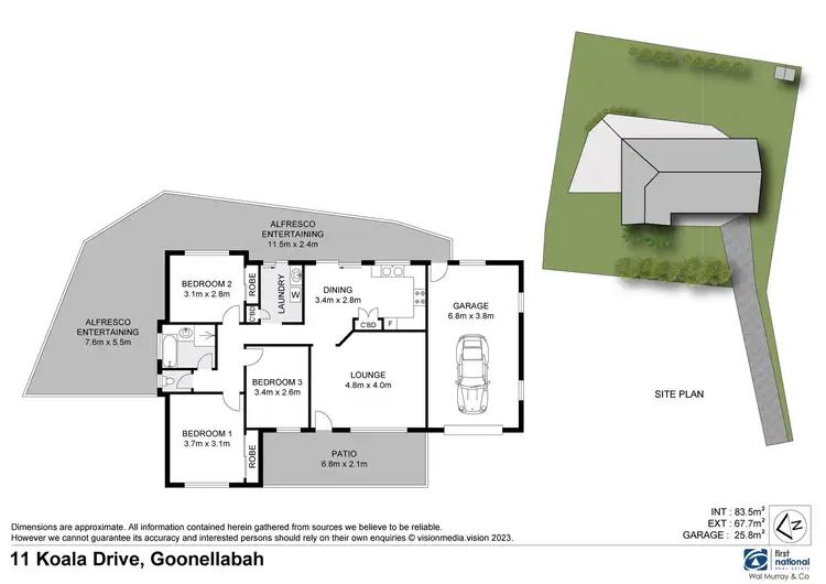 Floorplan of Homely house listing, 11 Koala Drive, Goonellabah NSW 2480