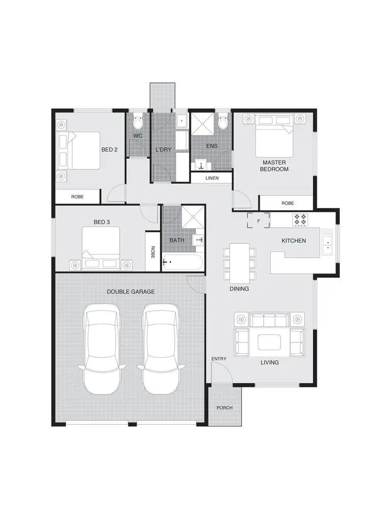 Floorplan of Homely house listing, 7 Higham Place, Dunlop ACT 2615