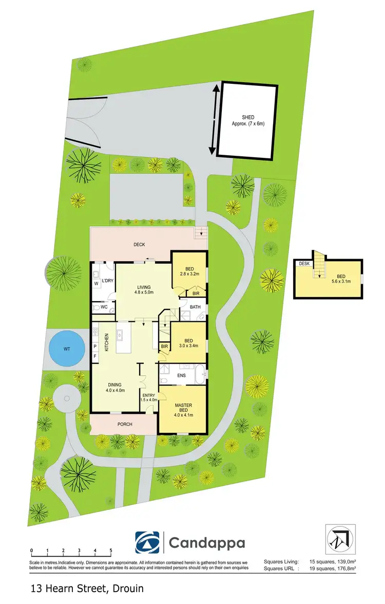 Floorplan of Homely house listing, 13 Hearn Street, Drouin VIC 3818