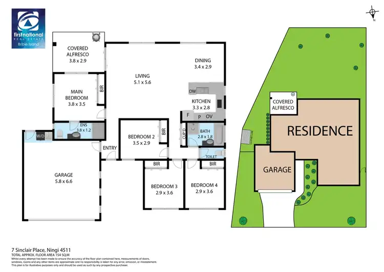 Floorplan of Homely house listing, 7 Sinclair Place, Ningi QLD 4511