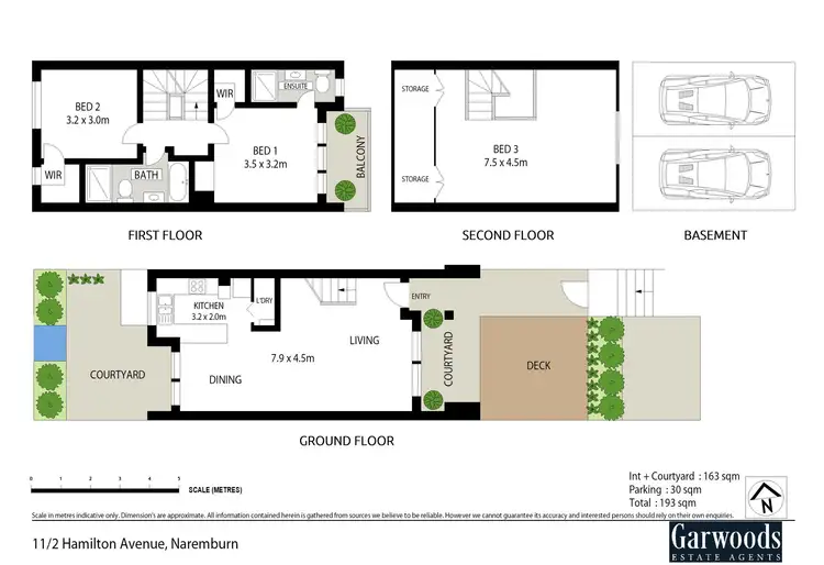 Floorplan of Homely townhouse listing, 11/2 Hamilton Avenue, Naremburn NSW 2065