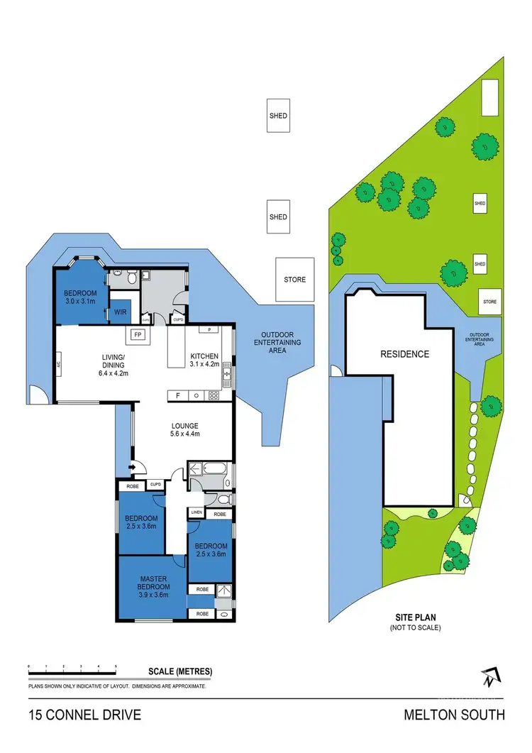 Floorplan of Homely house listing, 15 Connel Drive, Melton South VIC 3338