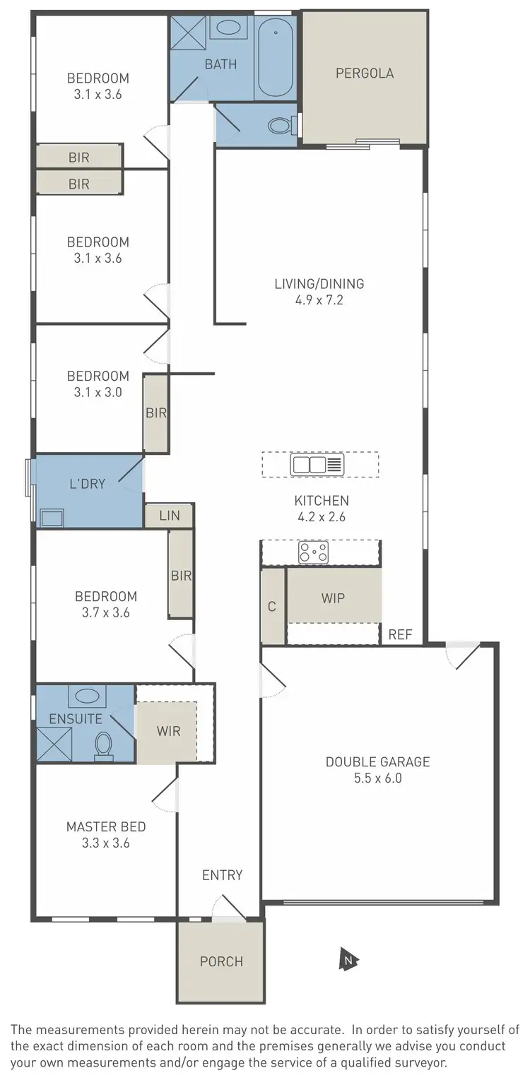 Floorplan of Homely house listing, 14 Butterscotch Esplanade, Manor Lakes VIC 3024