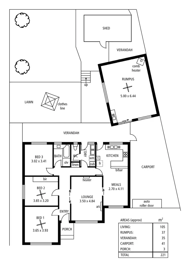 Floorplan of Homely house listing, 70 Windsor Grove, Windsor Gardens SA 5087