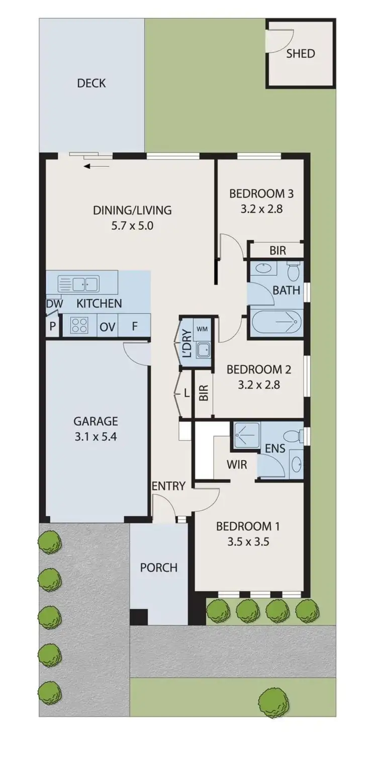 Floorplan of Homely house listing, 14 Grisham Drive, Officer VIC 3809