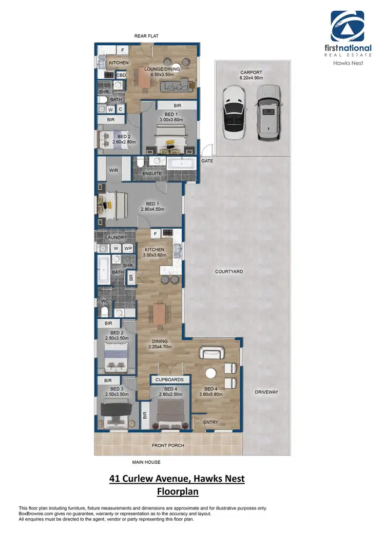 Floorplan of Homely house listing, 41 Curlew Avenue, Hawks Nest NSW 2324