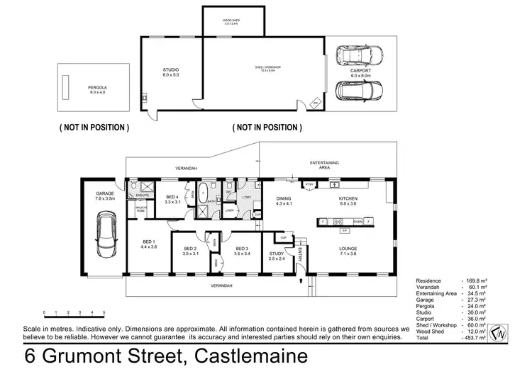 Floorplan of Homely house listing, 6 Grumont St, Castlemaine VIC 3450