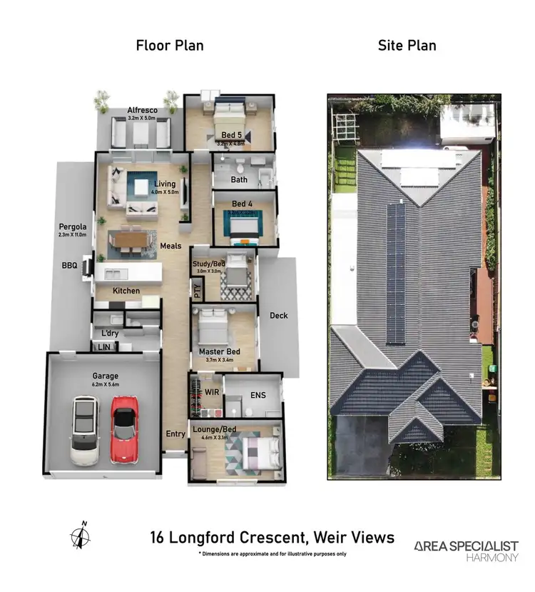 Floorplan of Homely house listing, 16 Longford Crescent, Weir Views VIC 3338